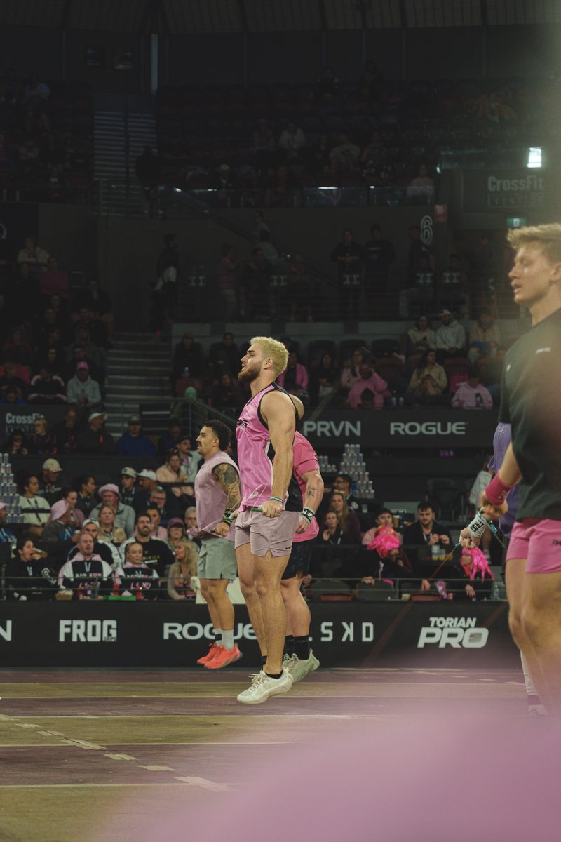 Luke De Jonge on double-unders during competition